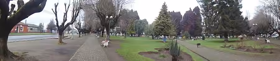 Plaza principal de Vilcún